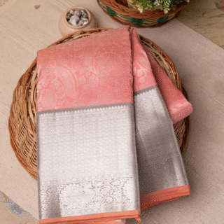 Super classy Pink Soft Silk Saree With Divine Blouse Piece