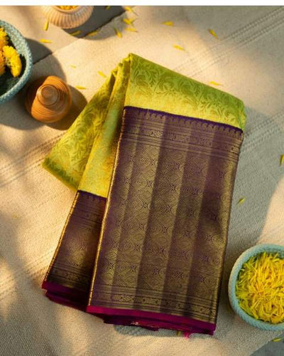 The Silk Women Rich Pallu & Jacquard Work Kanjivaram Saree for Special Wedding Edition