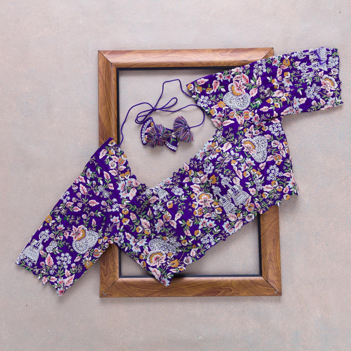 parrot green Colour Rangoli Silk Sequence Embroidery Work Saree With Blouse - Image 3